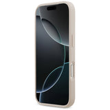 Husa de protectie Guess Hardcase 4G Double Card Triangle (GUHCP17LP4TPP) compatibil cu iPhone 17 Pro, Roz