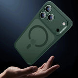 Husa de protectie ESR Classic Hybrid HaloLock compatibil cu iPhone 17 Pro Max, Frosted Green