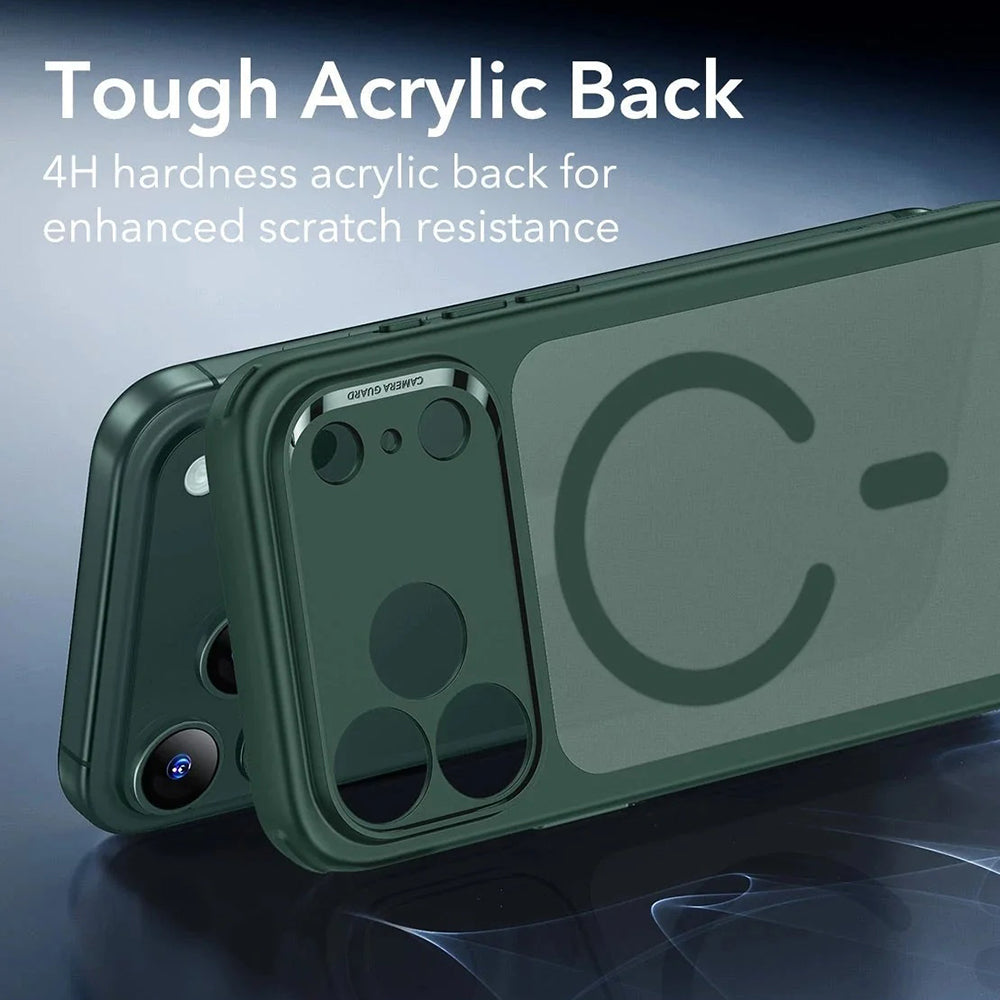 Husa de protectie ESR Classic Hybrid HaloLock compatibil cu iPhone 17 Pro Max, Frosted Green