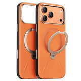 Husa de protectie Torras QPRO Leather Series compatibil cu iPhone 17 Pro, Portocaliu