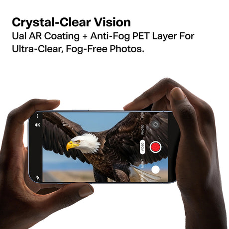 Folie de protectie Torras Lensguard Camera compatibil cu iPhone 17 Air, Negru
