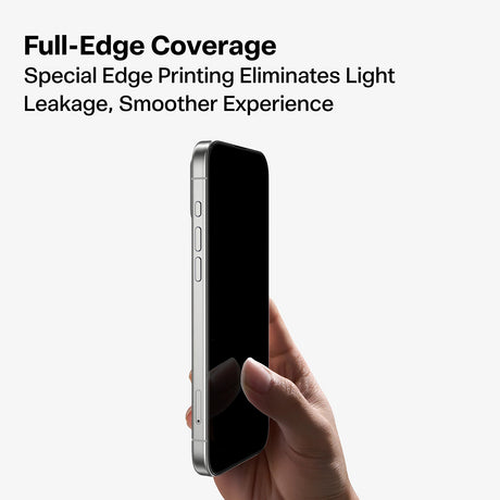 Folie de protectie Torras GlassGo Install Master Privacy compatibil cu iPhone 17 Air, Negru