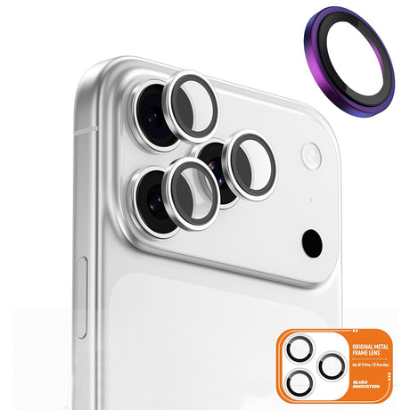 Blueo Original Metal Frame Lens Glass fólia iPhone 17 Pro és iPhone 17 Pro Max készülékhez
