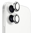 Folie de protectie Blueo Original Metal Frame Lens Glass compatibil cu iPhone 17, Argintiu Diamond