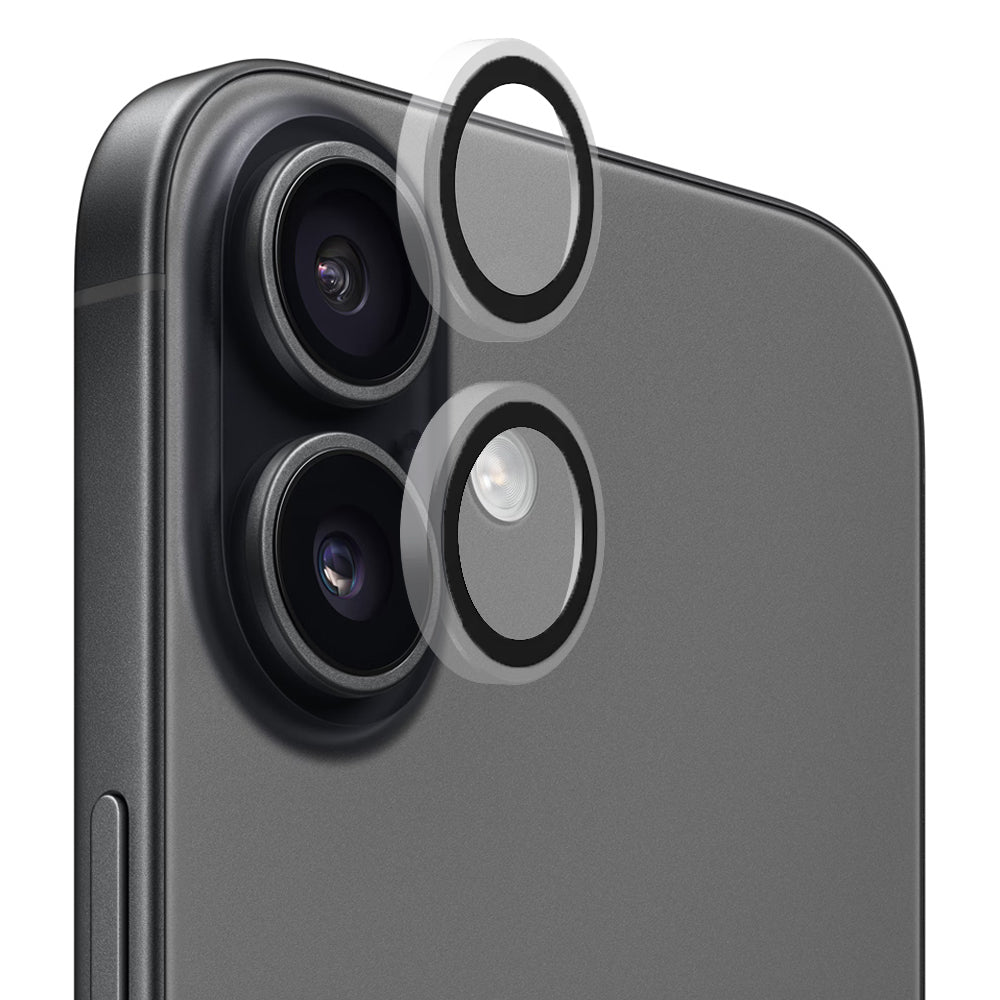 Folie de protectie Blueo Original Metal Frame Lens Glass compatibil cu iPhone 17, Transparent
