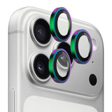 Folie de protectie Blueo Original Metal Frame Lens Glass compatibil cu iPhone 17 Pro / iPhone 17 Pro Max, Colorful