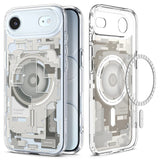 Husa de protectie Spigen Ultra Hybrid Zero One MagSafe (ACS10319) compatibil cu iPhone 17 Air, Titanium Natural