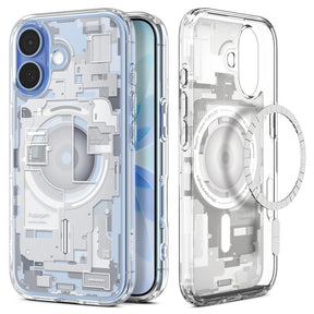 Husa de protectie Spigen Ultra Hybrid Zero One MagSafe (ACS10385) compatibil cu iPhone 17, Alb
