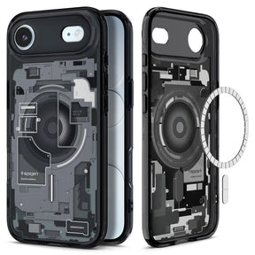Husa de protectie Spigen Ultra Hybrid Zero One MagSafe (ACS10320) compatibil cu iPhone 17 Air, Negru
