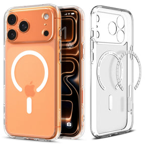 Husa de protectie Spigen Ultra Hybrid MagSafe (ACS10286) compatibil cu iPhone 17 Pro Max, Frost White