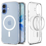 Husa de protectie Spigen Ultra Hybrid MagSafe (ACS10384) compatibil cu iPhone 17, Frost White