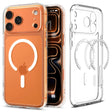 Spigen Husa de protectie Spigen Ultra Hybrid MagSafe (ACS10346) compatibil cu iPhone 17 Pro, Transparent /White