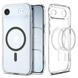Husa de protectie Spigen Ultra Hybrid MagSafe (ACS10314) compatibil cu iPhone 17 Air, Transparent /Graphite