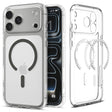 Husa de protectie Spigen Ultra Hybrid MagSafe (ACS10283) compatibil cu iPhone 17 Pro Max, Transparent /Graphite