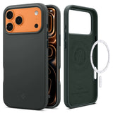 Husa de protectie Spigen Silicone Fit MagSafe (ACS10271) compatibil cu iPhone 17 Pro Max, Abyss Green