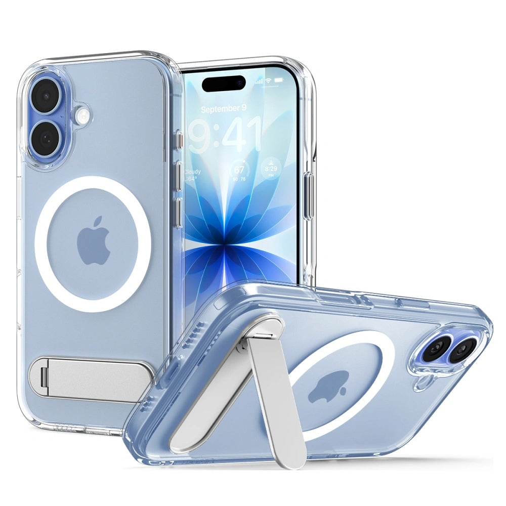 Husa de protectie Spigen Ultra Hybrid S MagSafe (ACS09981) compatibil cu iPhone 17, Transparent /White