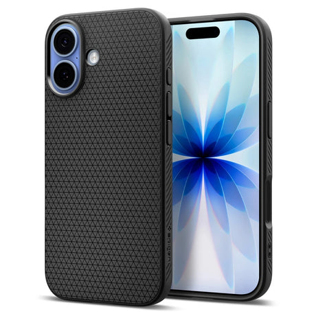 Husa de protectie Spigen Liquid Air (ACS10369) compatibil cu iPhone 17, Negru Mat