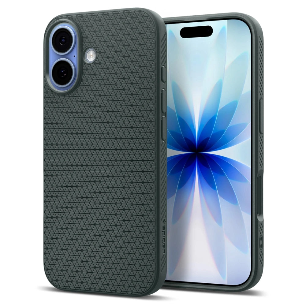 Husa de protectie Spigen Liquid Air (ACS10371) compatibil cu iPhone 17, Abyss Green