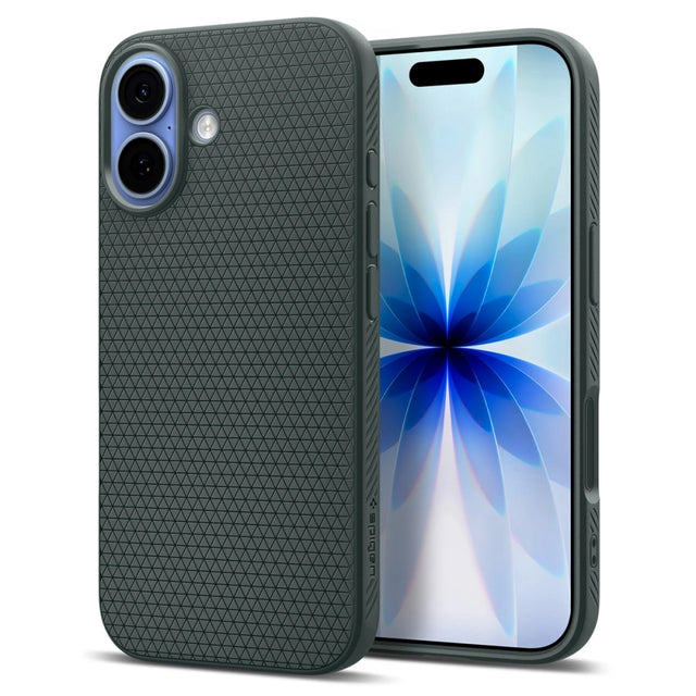 Husa de protectie Spigen Liquid Air (ACS10371) compatibil cu iPhone 17, Abyss Green
