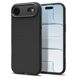 Husa de protectie Spigen Liquid Air (ACS10302) compatibil cu iPhone 17 Air, Negru Mat