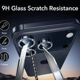Folie de protectie ESR Armorite Camera Lens Protectors compatibil cu iPhone 14 Pro/Pro Max/15 Pro/Pro Max/16 Pro/Pro Max/17 Pro/Pro Max, Albastru Shimmer