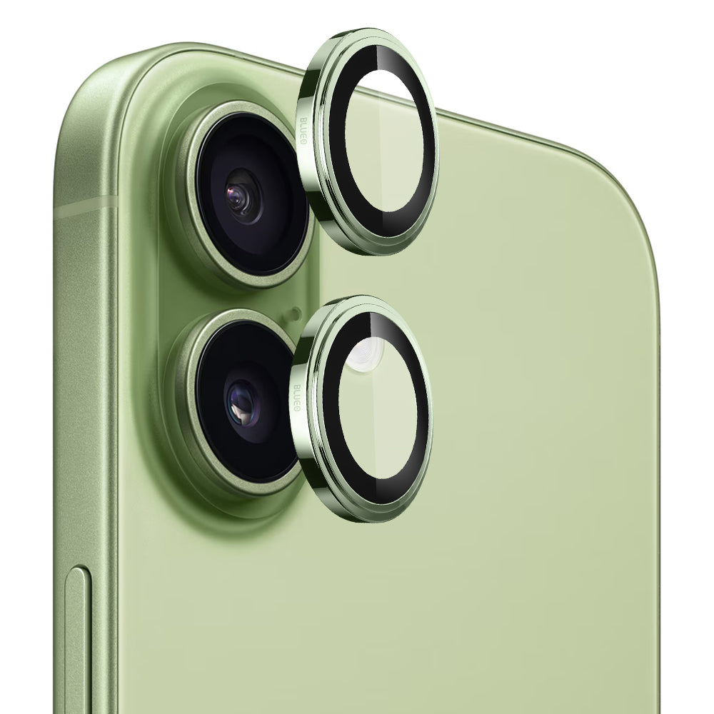 Folie de protectie Blueo Sapphire Crystal Original Lens Glass compatibil cu iPhone 17, Verde