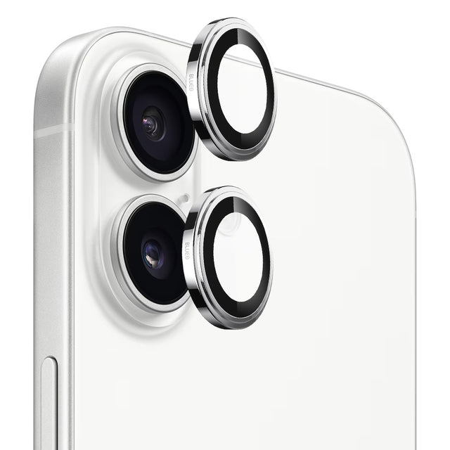 Folie de protectie Blueo Sapphire Crystal Original Lens Glass compatibil cu iPhone 17, Argintiu