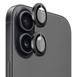 Folie de protectie Blueo Sapphire Crystal Original Lens Glass compatibil cu iPhone 17, Negru