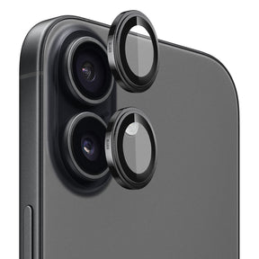 Folie de protectie Blueo Sapphire Crystal Original Lens Glass compatibil cu iPhone 17, Negru