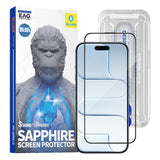 Folie de protectie Blueo Premium Sapphire Non Breaking / Scratching 9H Glass compatibil cu iPhone 17 Air, Negru