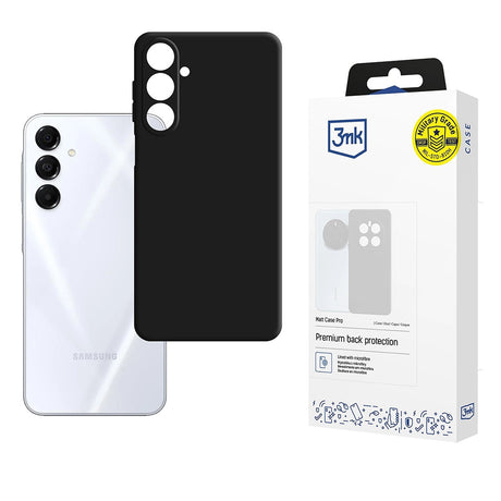 Husa de protectie 3mk Matt Pro compatibil cu Samsung Galaxy A17 5G / A17 4G, Negru