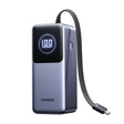 Baterie externa Ugreen PB723 (55365B), with Built-in USB-C cable, USB, Type-C, Digital Display, 20000mAh, 130W, Gri