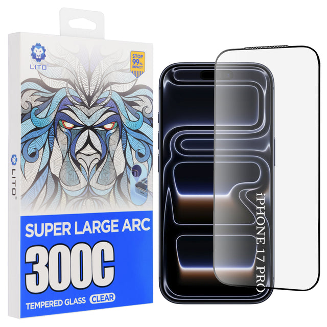 Folie de protectie Lito D+ Max 300C compatibil cu iPhone 17 Pro, Transparent