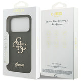 Husa de protectie Guess Silicone Big 4G Script (GUHCP17XSC4GSMA) compatibil cu iPhone 17 Pro Max, Kaki