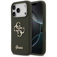 Husa de protectie Guess Silicone Big 4G Script (GUHCP17LSC4GSMA) compatibil cu iPhone 17 Pro, Kaki
