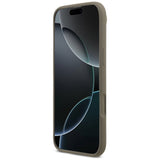Husa de protectie Guess Silicone Big 4G Script (GUHCP17MSC4GSMW) compatibil cu iPhone 17 Air, Maro