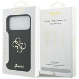 Husa de protectie Guess Silicone Big 4G Script (GUHCP17XSC4GSMK) compatibil cu iPhone 17 Pro Max, Negru