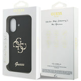 Husa de protectie Guess Silicone Big 4G Script (GUHCP17SSC4GSMK) compatibil cu iPhone 17, Negru