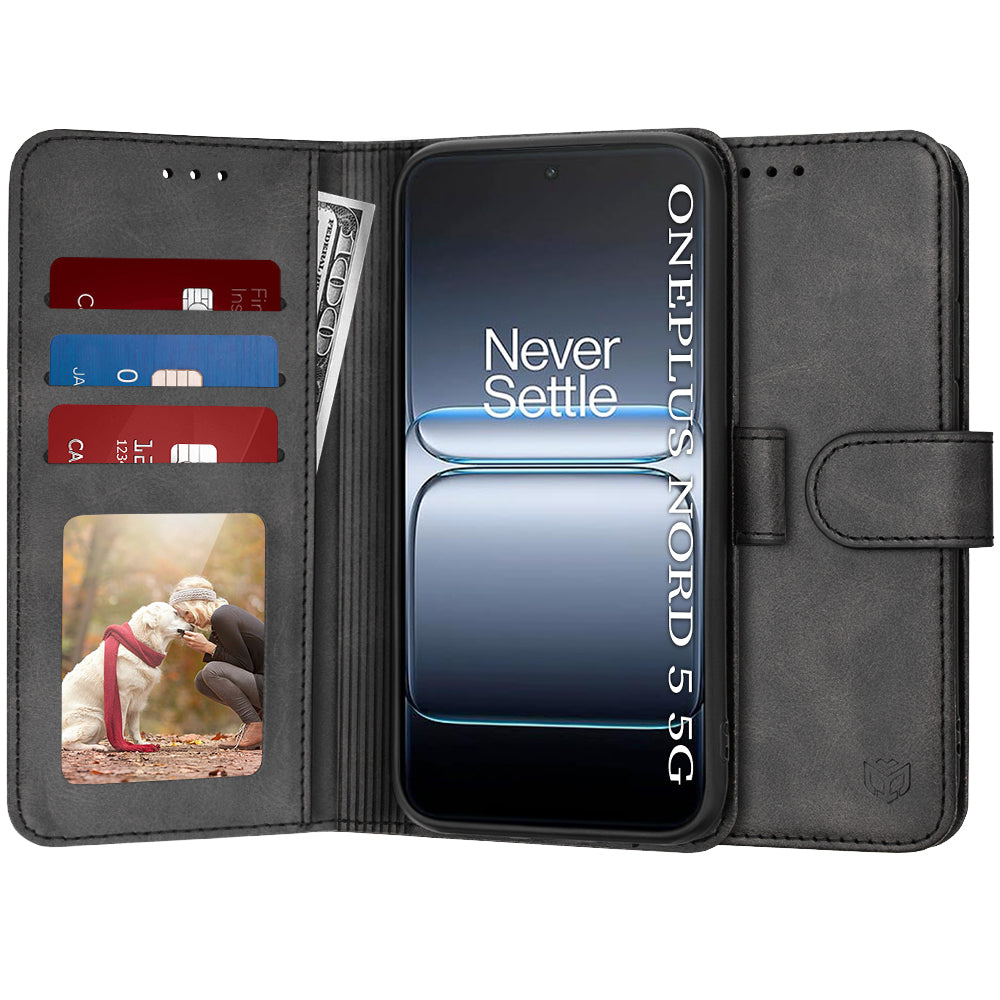 Husa de protectie Techsuit Diary Book compatibil cu OnePlus Nord 5, Negru