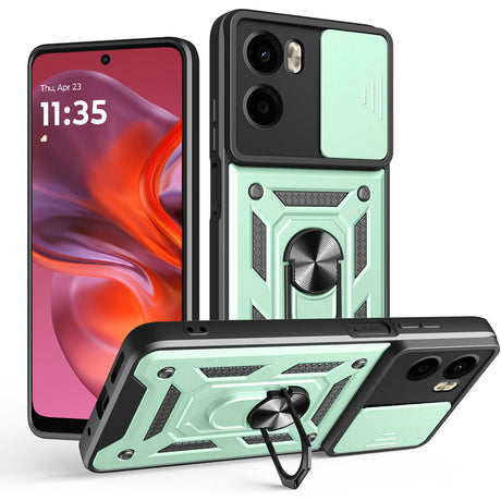 Husa de protectie Techsuit CamShield Series compatibil cu Motorola Moto G05 / E15, Verde