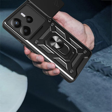 Husa de protectie Techsuit CamShield Series compatibil cu Xiaomi Redmi Note 9 5G, Negru