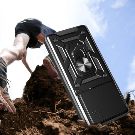 Husa de protectie Techsuit CamShield Series compatibil cu Xiaomi Redmi Note 9 5G, Negru