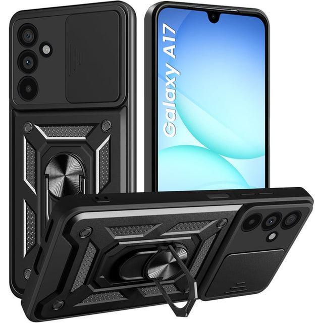 Husa de protectie Techsuit CamShield Series compatibil cu Samsung Galaxy A17 5G / A17 4G, Negru