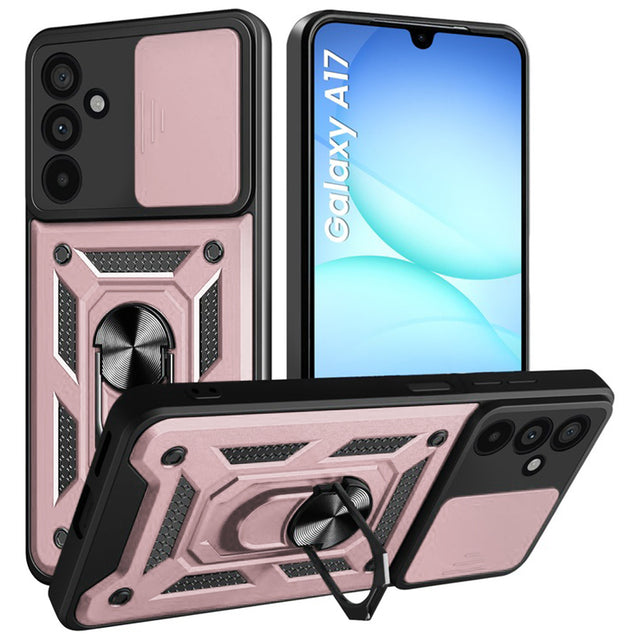 Husa de protectie Techsuit CamShield Series compatibil cu Samsung Galaxy A17 5G / A17 4G / M17 / F17, Roz Auriu