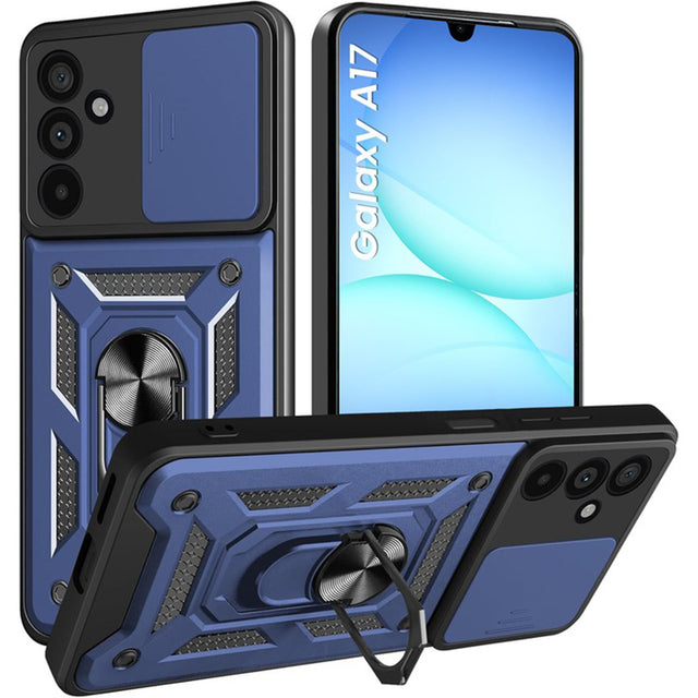 Husa de protectie Techsuit CamShield Series compatibil cu Samsung Galaxy A17 5G / A17 4G / M17 / F17, Albastru