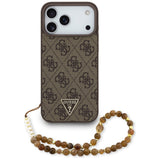 Husa de protectie Guess compatibil cu iPhone 17 Pro Max, Maro