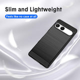 Husa de protectie Techsuit Carbon Silicone compatibil cu Sony Xperia 10 VII, Negru