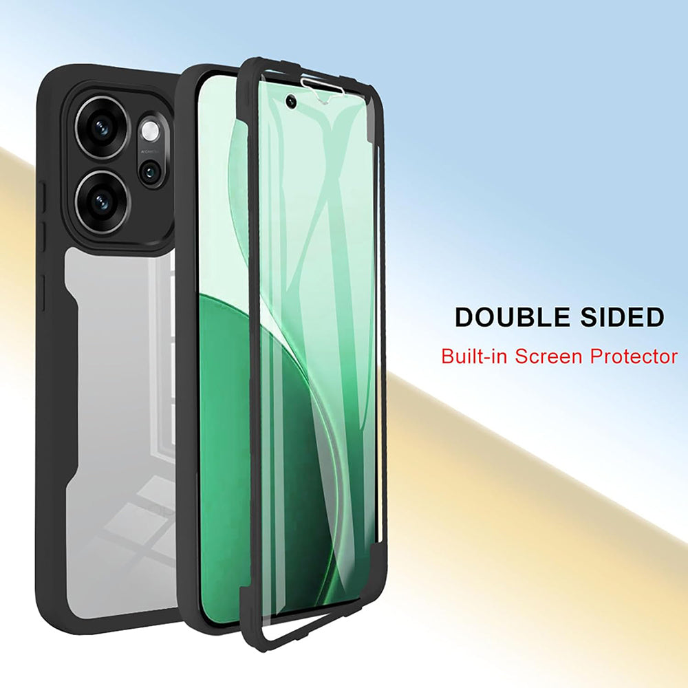 Folie de protectie Techsuit ColorVerse 360 Series + compatibil cu Oppo Reno14 F / Reno14 FS 5G, Albastru