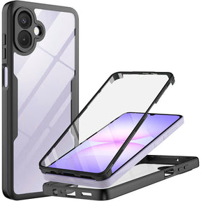 Folie de protectie Techsuit ColorVerse 360 Series + compatibil cu Samsung Galaxy A07 4G, Negru