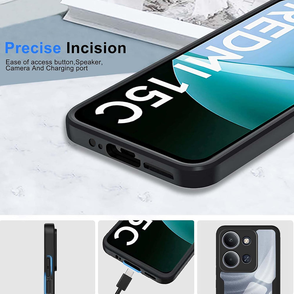 Folie de protectie Techsuit ColorVerse 360 Series + compatibil cu Xiaomi Redmi 15C 4G / Redmi 15C 5G, Mov